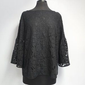 Lauren- Ralph Lauren Women's Lace Boat Neck Blouse [size Large] [NewWithTags]